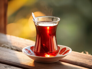 Turkish tea cup