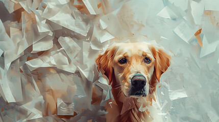 
The dog ate my homework, created by Generative AI.