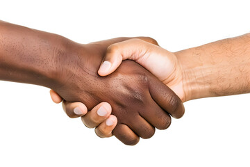Close up of hand shaking, a greeting of hello