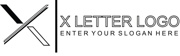 Letter X modern Logo icon  Vector graphic design template .
