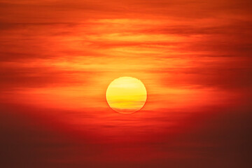 Closeup of the dramatic sunset at Mindil Beach