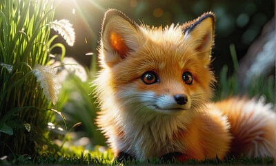 Obraz premium Mystical Fox