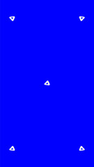 Blue screen background, VFX motion tracking markers. Blue screen backdrop template. Abstract concept video footage replacement tracking markers element.	