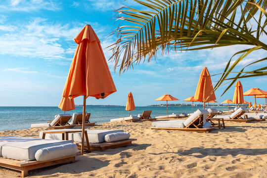 Sunny Beach coastline. Bulgaria