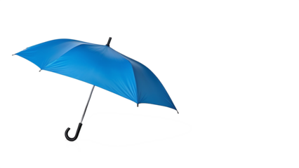 blue umbrella isolated on white background