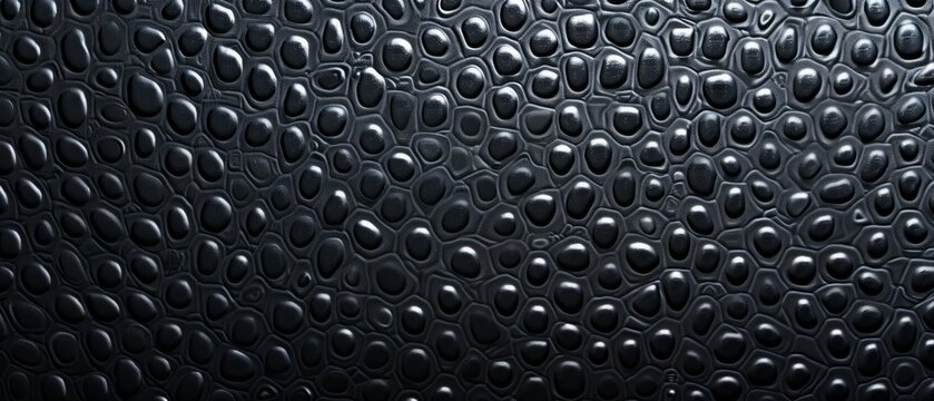 Panoramic close-up, high detail scan of rubberized grip texture, Generative AI 