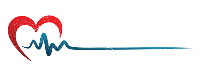 The symbol of a stylized red heart.
