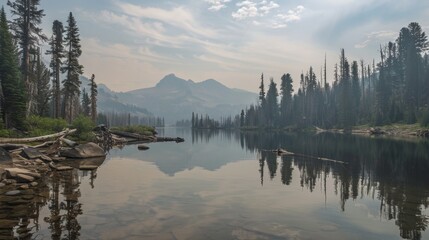 Misty Mountain Lake.
