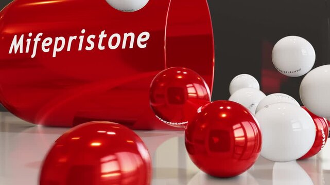 Mifepristone Capsule (Slow Motion)