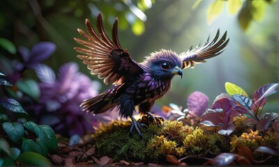 Obraz premium Mystical Raven