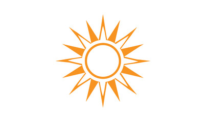 sun logo, design, sun idea logo, light