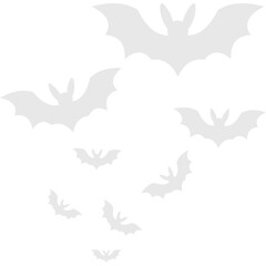 Halloween Bats Silhouette