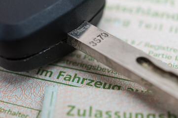 Zulassungsbescheinigung PKW