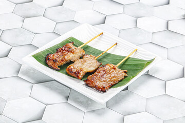 Thai cuisine - grilled pork skewer