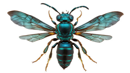 Fototapeta premium a hornet isolated on transparent background.