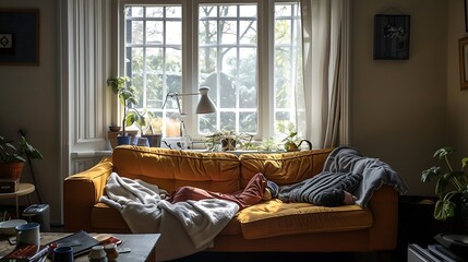 Relaxing on the Couch