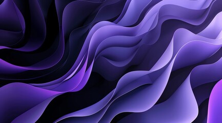 Obraz premium Abstract Purple Wave Pattern