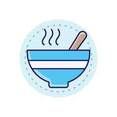 Soup vector icon