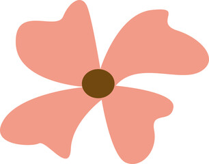 Hand Drawn Abstract Flower