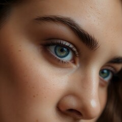 Fototapeta premium close up portrait of woman