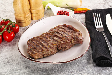 Rib eye steak grilled beef