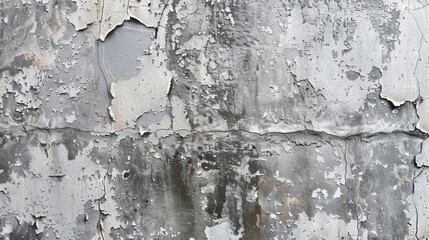 Obraz premium Weathered Concrete Wall with Peeling Paint