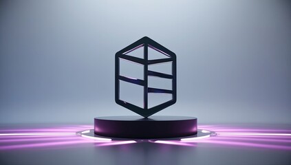 A mesmerizing 3D icon of Data Research