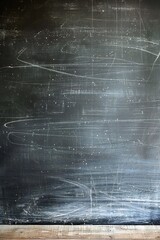 Clean and scratched chalkboard background Generative Ai