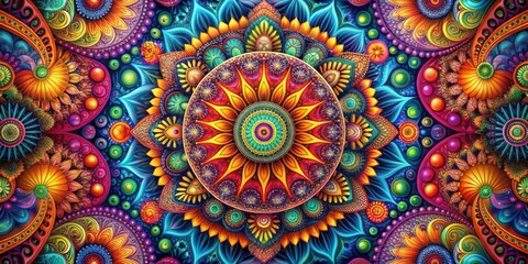 Digital art created using computer software with vibrant colors and intricate details, digital, art, computer, software