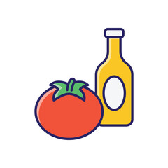 Tomato vector icon