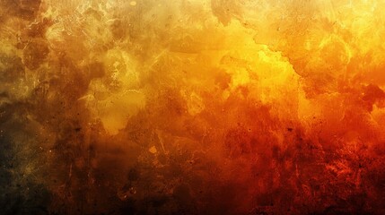 A fiery orange and gold abstract textured background with uneven color distribution and a smooth grainy texture