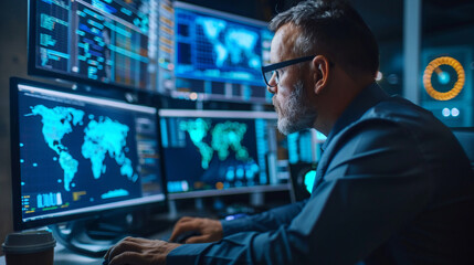 Fototapeta premium Developing a robust cybersecurity compliance program
