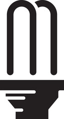 Lightbulb Glyph Icon
