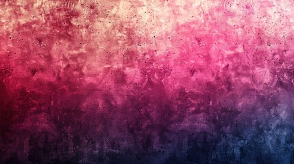 Fototapeta premium A textured gradient background transitions from a bright pink to a deep blue creating an abstract and artistic effect