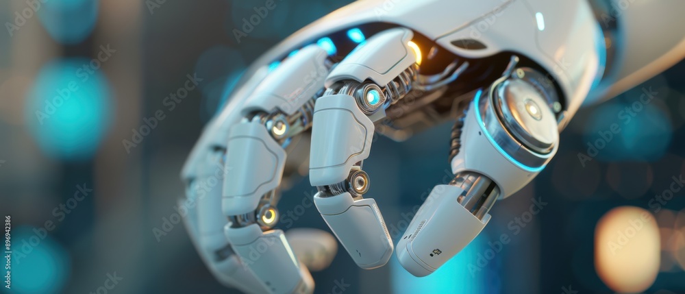 Wall mural innovative robotics powered by digital electricity for advanced operations