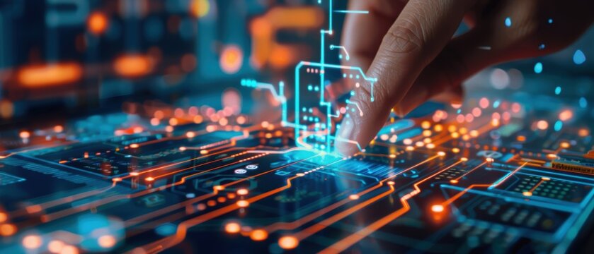 Innovative Engineers Collaborating on Digital Electricity Projects