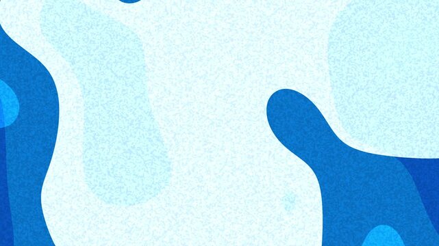 blue geometric animation shapes on a soft background
