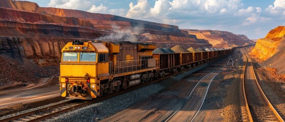 Efficient Industrial Logistics: Iron Ore Transport by Train in a Large-Scale Operation