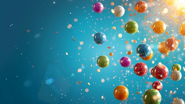 International Lottery Day banner design. Happy International Lottery Day modern minimal poster, empty space