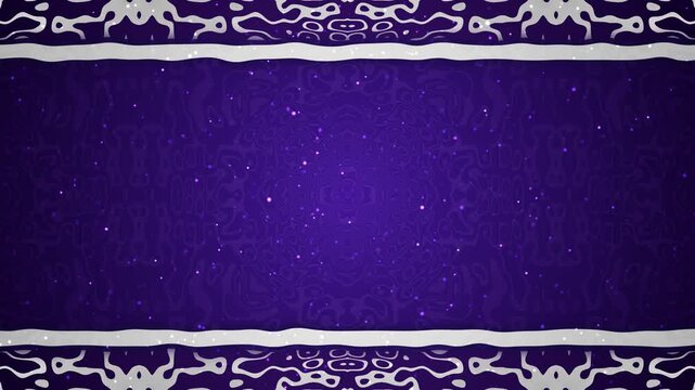 Intricate blue pattern with glowing effects video animation
