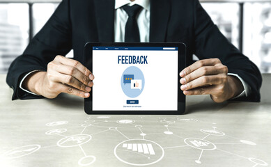 Customer feedback and review analysis by modish computer software for corporate business