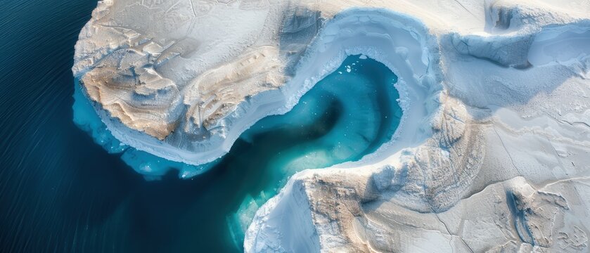 Satellite Monitoring Polar Ice Caps from Space - Powered by Adobe