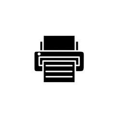 printer icon vector illustration