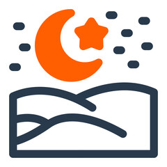 Desert Night Under the Stars