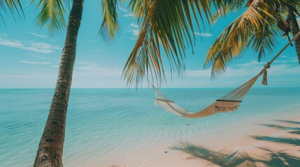 Fototapeta premium Tropical Paradise Hammock