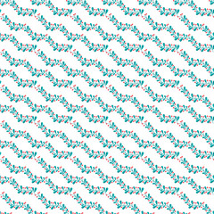 Fototapeta premium Vintage Christmas pattern Design in white background.