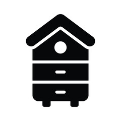 An icon of the beehive symbolizes honey production, bees, pollination, and nature conservation efforts.