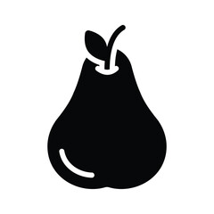 A pear icon depicting a ripe, juicy fruit symbolizing freshness and natural sweetness.