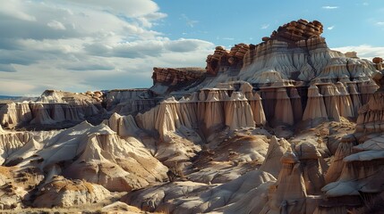 Grand Canyon landscape background, distant mountains in the valley Capture the natural beauty and serene atmosphere of the scene.