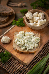 Cauliflower salad with fresh herbs